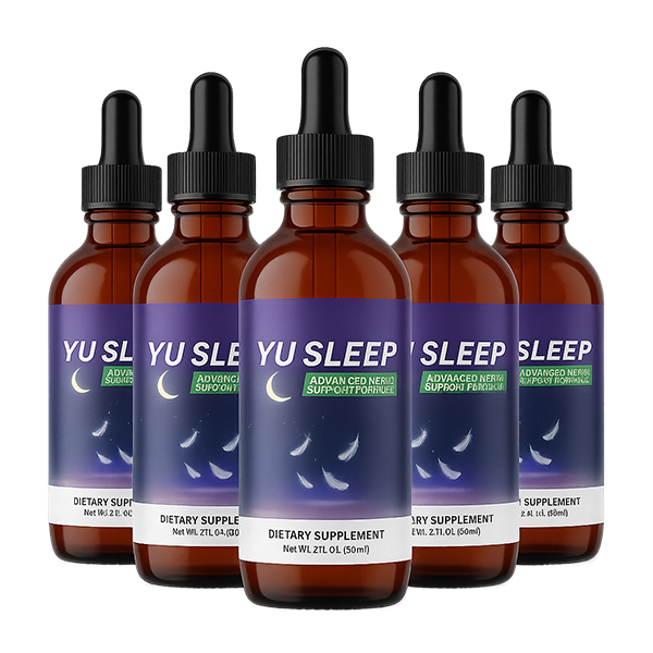 Yu Sleep liquid sleep supplement bottle
